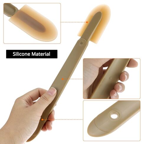 QWORK 8 Pcs Caulking Tool Kit, Flexible Silicone Caulk Smoother & Finishing Spatula Set, Assorted Sizes for Corners, Seams & Joints, Non-Scratch Caulk Finisher in Saudi Arabia