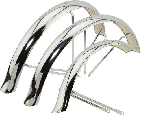 Alta Bicycle Chrome Flared Standard Trike Conversion Kit Fender Set, Multiple Sizes (24") in Saudi Arabia