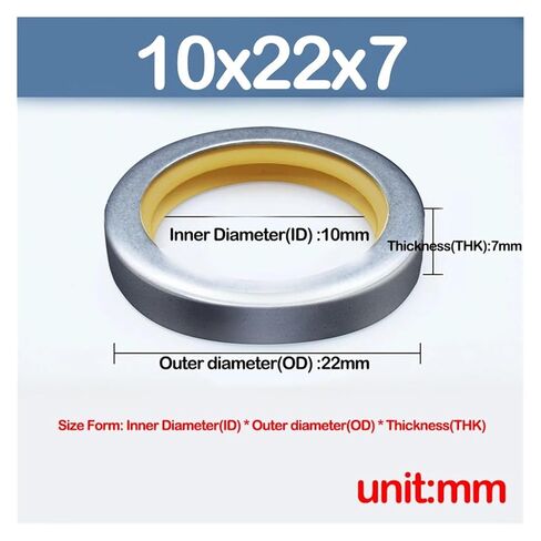1Pcs Stainless Steel Skeleton Oil Seal Rotating Shaft(45x65x10) in Kuwait