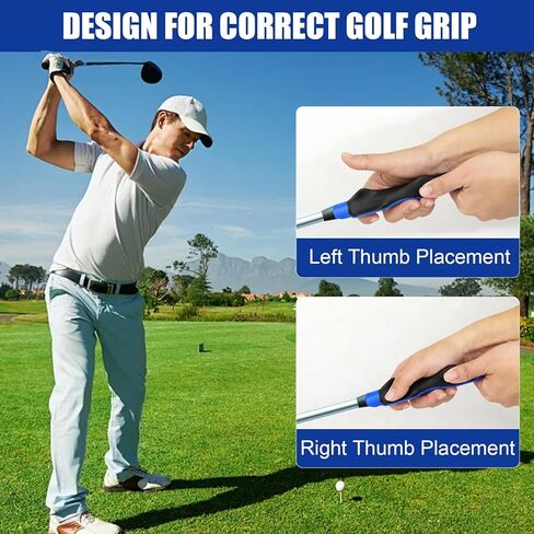Golf Grip Trainer, Right Handed Golf Swing Trainer, Ensures Proper Posture & Tempo, Golf Training Aid for All Levels in Kuwait