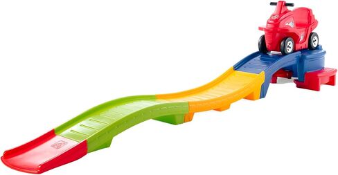 Step2 Up & Down Roller Coaster Kids Ride On Toy و Push Car و Idoor/Outdoor Playset ومصنوعة من بلاستيك متين ووزن كحد أقصى 50 رطلاً. in Kuwait