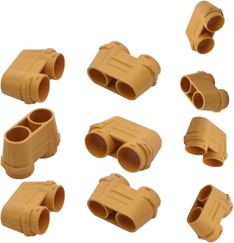 10PCS XT90 Connectors Male Female Pair Anti Spark for RC Drone Lipo Battery Quadcopter Bullet Plug Electrical Connector(Female) in Saudi Arabia