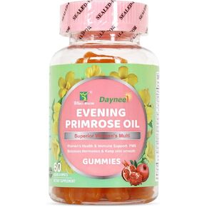 Evening Primrose Oil Gummies, Superior Women's Multi, Support PMS Balances Hormones & Keep Skin Smooth, 60 Count in Kuwait