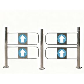 Automatic Rebound Swing Gate Wide Stainless Steel Entrance Manual Door，Automatic Self-Closing Swing Gate for Supermarket Entrances & Industrial Fences - Safety Design, Durable Access Control in Kuwait
