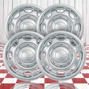 Brighter Design Set of 4 17" Chrome Wheel Skins for Ford F-150 XL/14 Police Pkg 2010-2025 in Kuwait