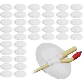 جهاز تثبيت القسطرة (40 قطعة)، لوازم قسطرة فولي، حامل حقيبة الساق مع خطاف وحلقة ذاتية اللصق كبيرة جدًا، مثبت أنبوب بولي قابل للتنفس لأنابيب تغذية PEG/G/J in Kuwait