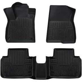 Floor Mats for Toyota Tacoma 2024 2025 Double Cab (Not fit Hybrid) All Weather Tacoma TRD/SR/SR5/limited Floor Liners Waterproof Rubber Car Mats (Not for Manual and Hybrid), Odorless Anti-Slip in Kuwait