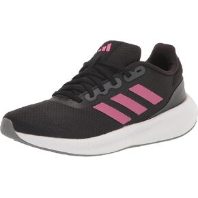 adidas Women's Run Falcon 3.0 Sneaker, Black/Black/Carbon, 10.5 in Kuwait