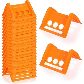 24 Pack Flatbed Edge Protector, Edge Corner Tie Down Protector for Up to 4 Inch Straps, Protects Cargo Edges, Flatbed Accessories Plastic Protectors (Orange) in Saudi Arabia