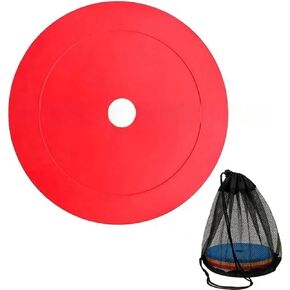 10pcs Football Training Circular Logo Board Sports Football Logo Practice Logo Plate Obstacle Football Plate Flat Logo Pad in Kuwait