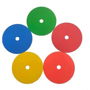 10pcs Soccer Flat Cones Marker Disc Basketball Sports Speed Agility Training Markers Portable Training Equipment in Kuwait