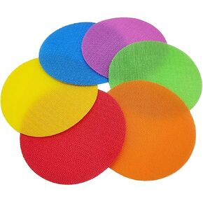 60Pcs 4'' Carpet Spots Sit Markers, Flexible Floor Classroom Seating Rug Mats in Kuwait