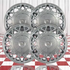 Set of 4 15" Screw-on Silver Hubcaps for Buick Century 1997-2005 in Saudi Arabia