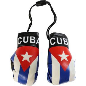 Cuba - Novelty Mini Boxing Gloves with Black Snap Connection in Kuwait