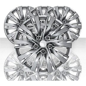 Set of 4 16" 10 Split Spoke Wheel Covers for Toyota Camry - Gloss Black 2012-14 in Saudi Arabia