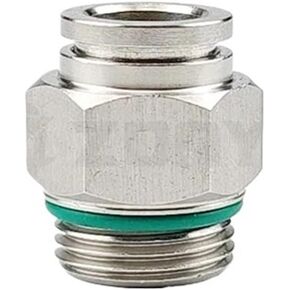 M5/6 1/8 "1/4" 3/8 "1/2" G BSPP ذكر PL6mm أنبوب 304 الفولاذ المقاوم للصدأ تركيب الهواء الهوائي دفع في توصيل التوصيل السريع (1/4 ") in Kuwait