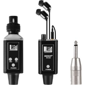 Wireless In Ear Monitor System, Professional UHF Metal Wireless IEM System, 16 Adjustable Channel, Portable Rechargeable Transmitter and bodypack Receiver for Studio, Band Rehearsal, Live Performance in Kuwait