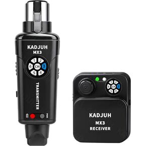 MX3 Wireless in Ear Monitor System 2.4ghz Stereo IEM System Transmitter and bodypack Receiver for Studio, Band Rehearsal, Live Performance, Channel Scan Mode in Kuwait