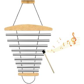 Hand Chime with Mallet 9-Tone, Sound Healing Instruments, Beautiful Sustained Sound, Energy Chime for Meditation Relaxing Yoga in Kuwait