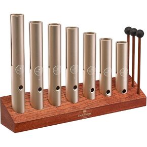 7-piece Wah-Wah Tube Chime Chakra Set, 432 Hz—Great for Meditation, Sound Healing, and Yoga in Kuwait