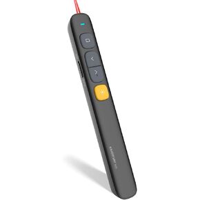 Norwii N27 عرض تقديمي ، Clicker for PowerPoint Prossions ، PowerPoint Clicker مع مؤشر للعروض التقديمية ، Pointer Clicker Presentation Remote - Black in Kuwait