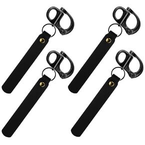 4 Pcs Quick Release Shackle Firefighter Accessories Stainless Steel Fixed Snap Shackle for SCBA MASK Marine Grade Lanyard for Rigging in Kuwait