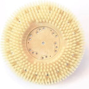 فرشاة تنظيف نايلون مقاس 20 بوصة من Global Industrial 641904WH لـ LVT - أبيض ناعم in Kuwait