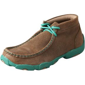 Twisted X Kids Chukka Driving Moc, Bomber & Turquoise, 4.5 M in Kuwait
