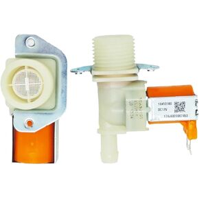 1PCS Replacement Dishwasher Water Inlet Valve 10A50100 17476000007453，Compatible For Midea MDF24P1BST MDF24P2BST in Saudi Arabia