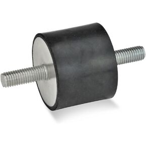 حاجز الصدمات - GN 351-20-15-M6-SS-55 | مع 2 براغي | مطاط طبيعي | حزمة من 10 in Kuwait