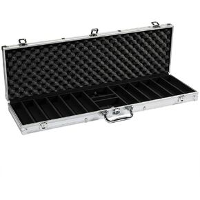 600-count Aluminum Poker Chip Case - Locking, Key Included in Kuwait