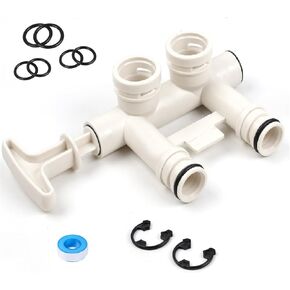 Upgraded Water Softener Bypass Valve 7278434, Compatible with Sears, North Star, GE, Ecowater, 3/4" Softener Valves in Kuwait