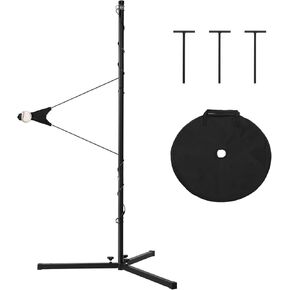 مدرب أرجوحة البيسبول والكرة اللينة، نظام تدريب محمول على الضرب مع ارتفاع قابل للتعديل | الكرة الدوارة، معدات ممارسة الضرب لجميع مستويات المهارة in Kuwait