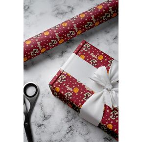 ONDEMAND FAN NCAA Wrapping Paper with Mascot Madness design (Boston College Eagles,Wrapping Paper 30" x12') in Kuwait