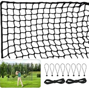 شبكة ضرب جولف من النايلون بطول 10-50 قدم، شبكة ضرب سهلة الإعداد مع حبل وإبزيم مرن، شبكة جولف قوية، شبكة رياضية مقاومة للطقس، شبكة خلفية للجولف والبيسبول والكرة اللينة والهوكي وكرة القدم in Kuwait