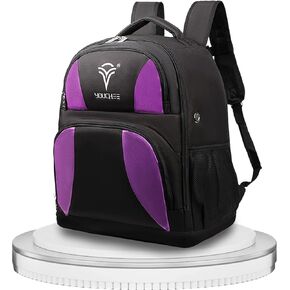 حقيبة ظهر مكونة من 2 كرات بولينج، تحمل كرتين بولينج وحذاء بولينج حتى مقاس 15 للرجال، حقيبة بولينج متينة مع جيوب متعددة للملحقات للتمرين واللعب بالدوري in Kuwait