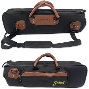 Trumpet Gig Bag Professional Durable and Lightweight Trumpet Instrument Soft Case 1200D Water-resistant Oxford with Comfortable Shoulder Strap and Leather Handle (black) in Kuwait