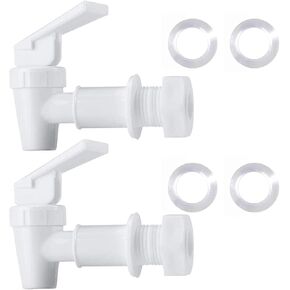Water Spigot,BPA Free Plastic Spigot, Universal Replacement Faucet for 5 gallon bucket, Wine Barrels, Water Cooler Filtration Systems and filter water pitcher(2 Black) in Kuwait