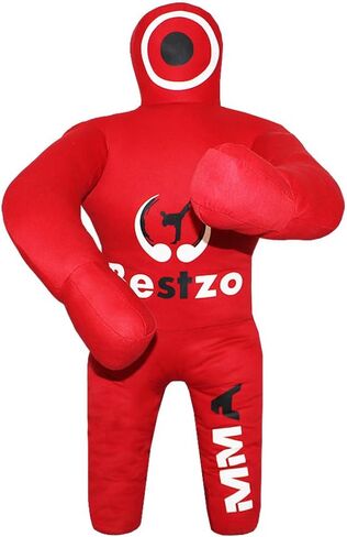 دمية Bestzo Kids MMA Grappling Dummy - حقيبة تدريب غير مملوءة من القماش للمصارعة وBJJ للجودو والكاراتيه والدفاع عن النفس (48 بوصة) in Kuwait