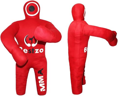 دمية Bestzo Kids MMA Grappling Dummy - حقيبة تدريب غير مملوءة من القماش للمصارعة وBJJ للجودو والكاراتيه والدفاع عن النفس (48 بوصة) in Kuwait