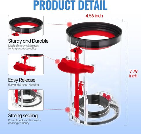 استبدال سلة الغبار المحدثة المتوافقة مع مكنسة Dyson V11 V15 SV14 SV15 SV22 الكهربائية، علبة الغبار البديلة للجزء رقم 970050-01 و965443-01 in Kuwait