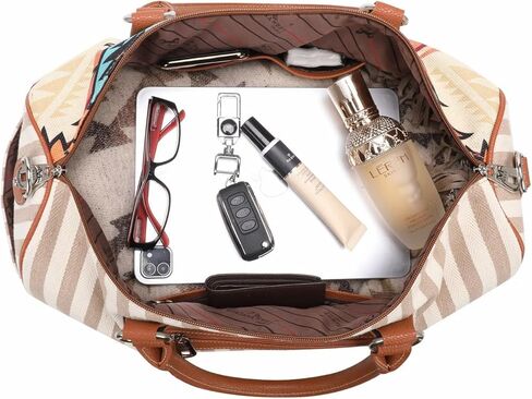 Montana West Buckle Collection Weekender Bag Travel Duffle Bags MW1209-5110BK in Saudi Arabia