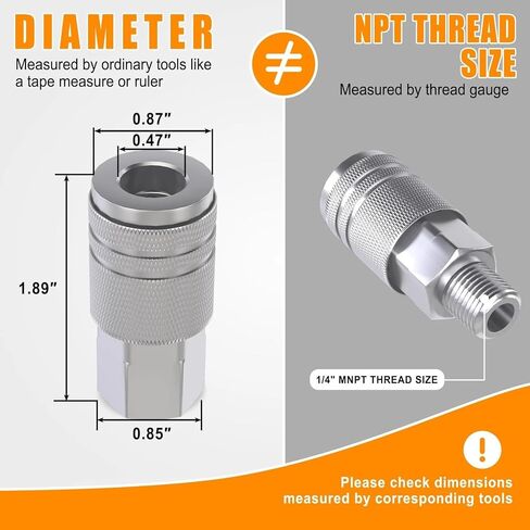 Coupler Plug Kit 28 Pieces 1/4 NPT Tool Fittings Set Quick Connect in Saudi Arabia