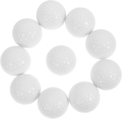 Toyvian 10pcs Indoor Golf Practice Lightweight Training for Beginners Double Design for Use Golf Accessories in Saudi Arabia