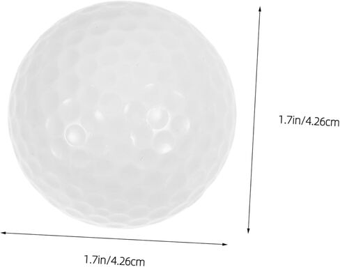 Toyvian 10pcs Indoor Golf Practice Lightweight Training for Beginners Double Design for Use Golf Accessories in Saudi Arabia
