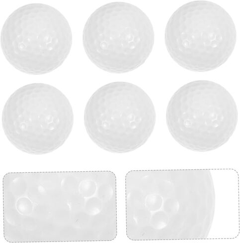 Toyvian 10pcs Indoor Golf Practice Lightweight Training for Beginners Double Design for Use Golf Accessories in Saudi Arabia