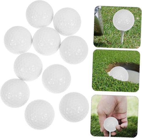 Toyvian 10pcs Indoor Golf Practice Lightweight Training for Beginners Double Design for Use Golf Accessories in Saudi Arabia
