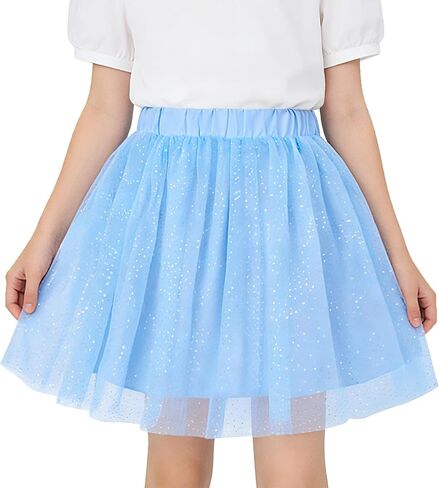 Magic Park 1-11Y Toddler Tutu Skirt Kid Tulle Skirts Little Girl Solid Color Short Skirt Girls Holiday Birthday Clohtes in Saudi Arabia
