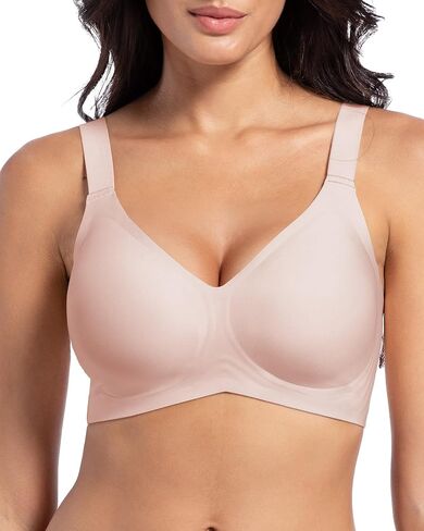 Wireless Bras for Women, Comfortable Full Coverage No Underwire Bra, Soft Seamless Smoothing Bralette in Saudi Arabia