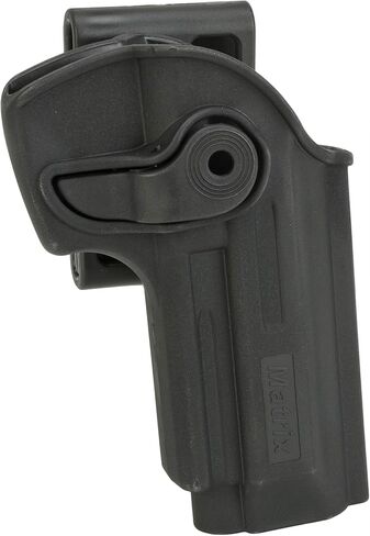 Evike Airsoft - Matrix Hardshell Adjustable Holster for M9 Series Airsoft Pistols (Type: Black/Belt Attachment) in Kuwait